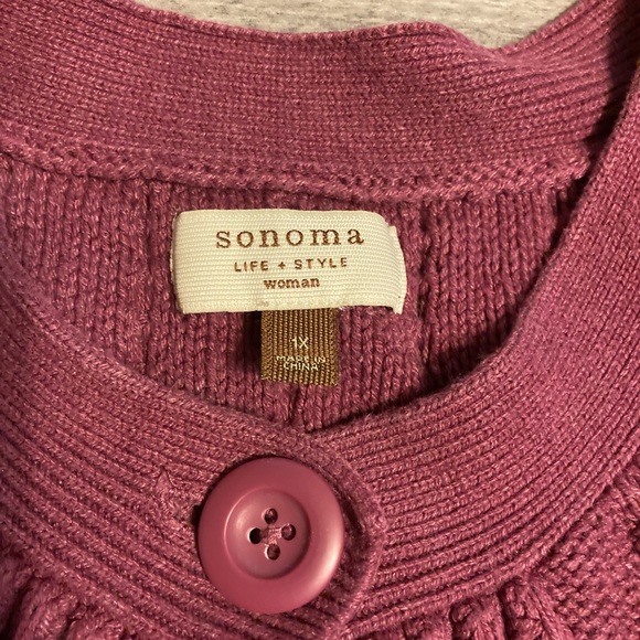 Sonoma 1X Short Sleeved Sweater - Picture 4 of 10